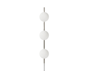 Ovoid Wall Lamp | Stainless Steel | Triple