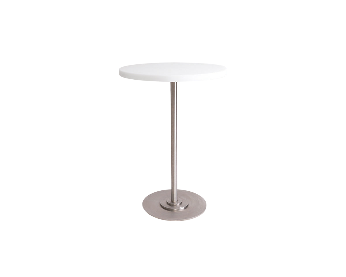 Table 57 | White / Stainless Steel | Ø55 – FRAMA
