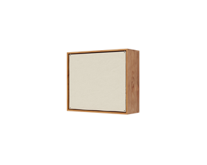 Shelf Library Canvas Cabinet | Natural Oak / Canvas
