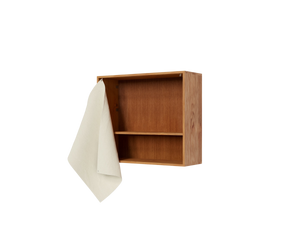 Shelf Library Canvas Cabinet | Natural Oak / Canvas