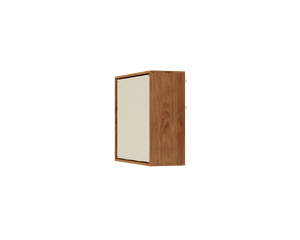 Shelf Library Canvas Cabinet | Natural Oak / Canvas