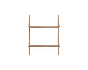 Shelf Library Hanger Section | Natural Oak | H114.8 / W80