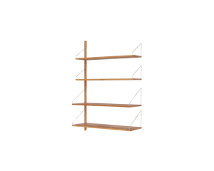 Shelf Library Add-on Section | Natural Oak | H114.8 / W80