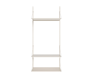 Shelf Library Hanger Section | Warm White Steel | H185.2 / W80