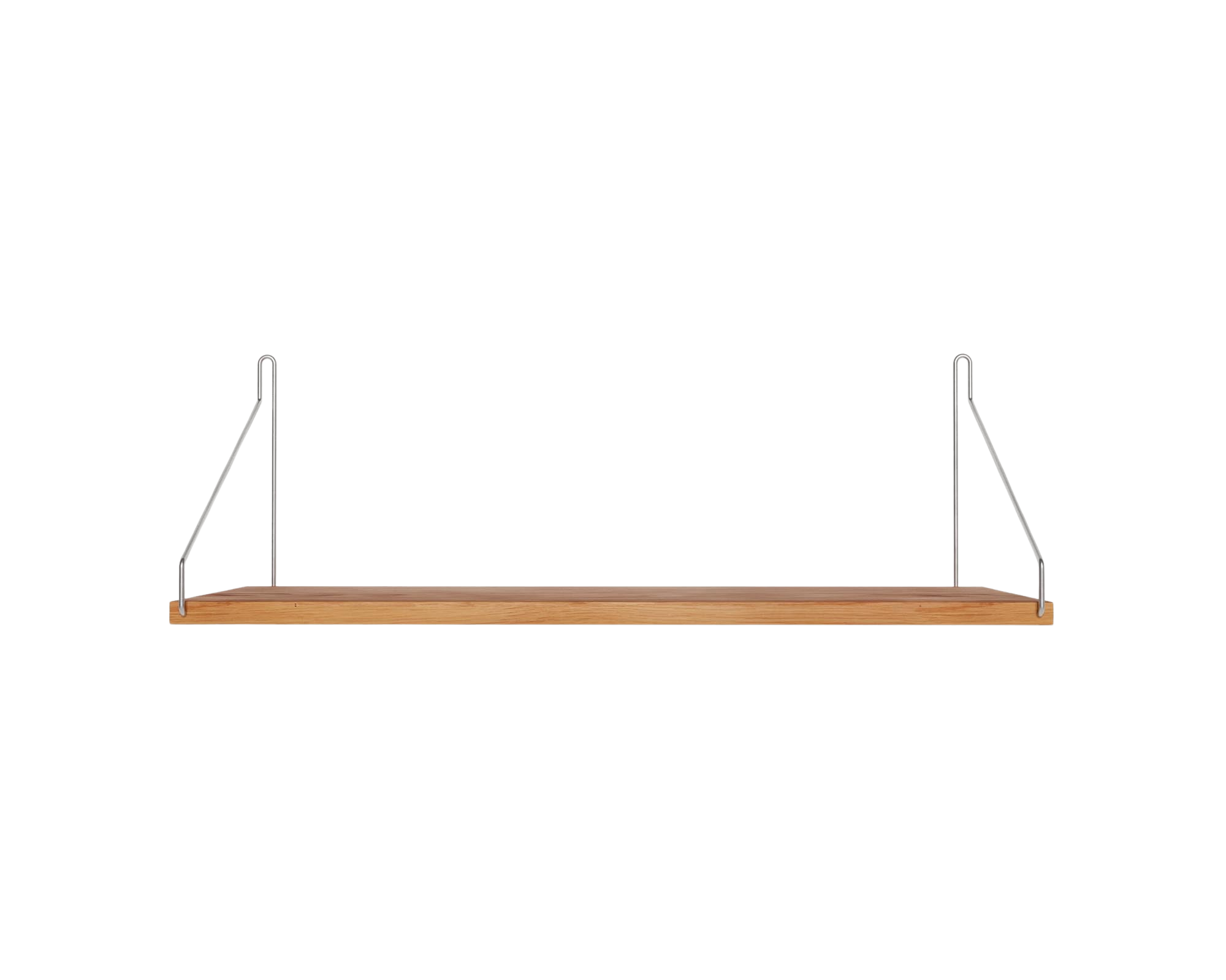 Single Shelf | Natural Oak / Stainless Steel | D20 / W60 – FRAMA