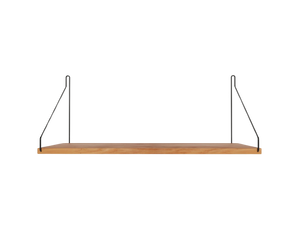 Single Shelf | Natural Oak / Black | D27 / W60