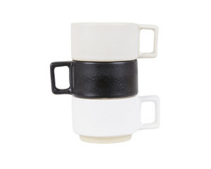 Otto Ceramic Mug with Handle | Black