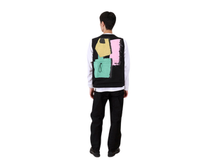 Toogood x FRAMA | Roper Gilet | Painted Cotton Yellow + Green + Pink