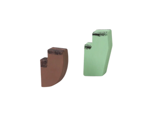 Toogood x FRAMA | Hook Sculpture Set of Two | Green + Brown