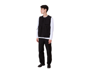 Toogood x FRAMA | Roper Gilet | Painted Cotton Yellow + Green + Pink