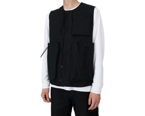 Toogood x FRAMA | Roper Gilet | Painted Cotton Pink + Red
