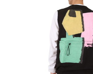 Toogood x FRAMA | Roper Gilet | Painted Cotton Yellow + Green + Pink
