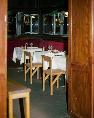 Bracket Chair in Restaurant Konstnärsbaren, Stockholm