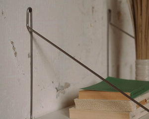 FRAMA WHITE STEEL WALL MOUNTED SHELF