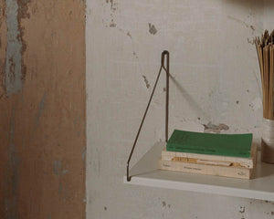 FRAMA WHITE STEEL WALL MOUNTED SHELF