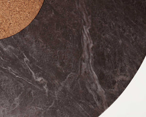 Sintra Table | Black Marble / Cork | Large