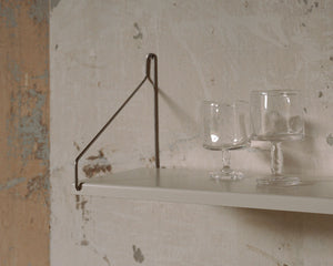 FRAMA WHITE STEEL WALL MOUNTED SHELF