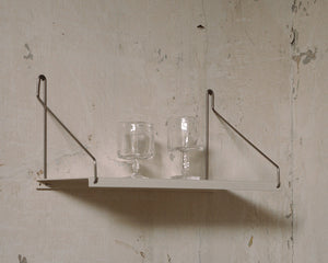 FRAMA WHITE STEEL WALL MOUNTED SHELF