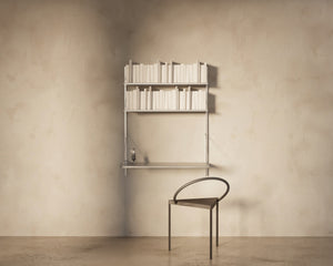 FRAMA Library Desk Shelf | Stainless Steel | D40 / W80