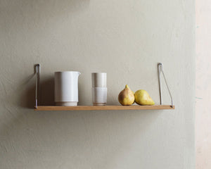 FRAMA Shelf Natural Oak D20/W60 Steel / Context 