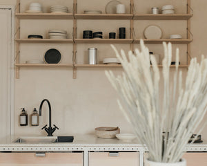 FRAMA Otto Ceramic Plate Set of Two | Black | Small