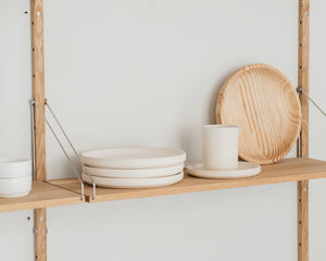 FRAMA Otto Ceramic Plate Set of Two | White | LargeFRAMA Otto Ceramic Plate Set of Two | White | Large