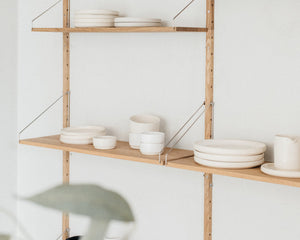 FRAMA Otto Ceramic Bowls Set of Two | White | Medium