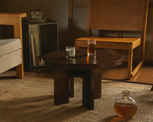 Farmhouse Side Table | Dark Oak | Pond