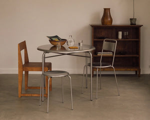 FRAMA Petit Rond Table | Stainless Steel | Ø90