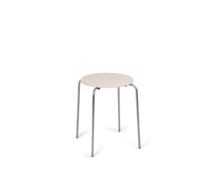 FRAMA Petit Rond Stool | Stainless Steel / Leather Seat