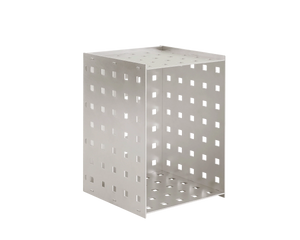 Rivet Box Table | Perforated Aluminum