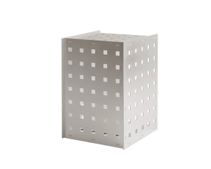 Rivet Box Table | Perforated Aluminum