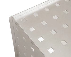 Rivet Box Table | Perforated Aluminum