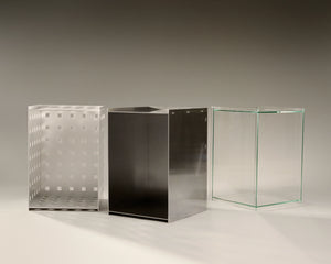 FRAMA | Rivet Box Table | Perforated Aluminum