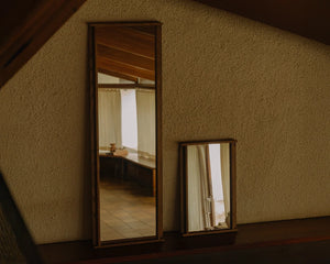 FRAMA Symmetry Mirror | Honey Ash Wood | Large