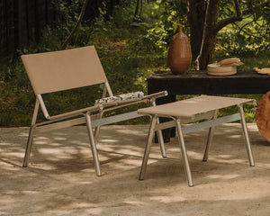 FRAMA Union Stool | Aluminum / Sandstone Mesh