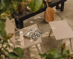 FRAMA Union Easy Chair | Aluminum / Sandstone Mesh