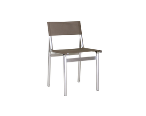 Union Chair | Aluminum / Taupe Mesh