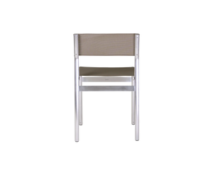 Union Chair | Aluminum / Taupe Mesh