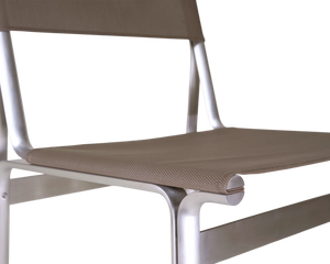 Union Chair | Aluminum / Taupe Mesh