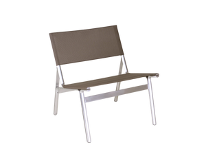FRAMA Union Easy Chair | Aluminum / Taupe Mesh