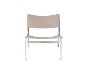 FRAMA Union Easy Chair | Aluminum / Sandstone Linen