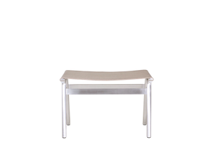 Union Stool | Aluminum / Sandstone Linen
