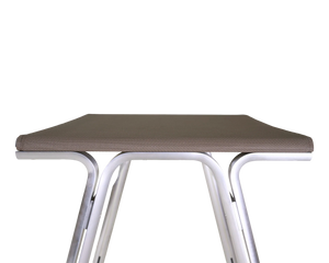 Union Stool | Aluminum / Taupe Mesh