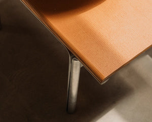 FRAMA Union Coffee Table | Aluminum / Warm Brown Ash