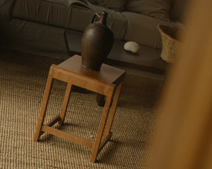 FRAMA Low Stool 01 | Warm Brown Birch