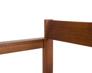 FRAMA Symmetry Armrest Chair | Honey Ash Wood / Oat Fabric