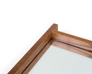 Symmetry Mirror | Honey Ash Wood | Small