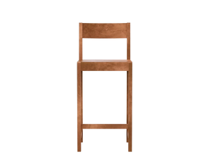 FRAMA Bar Chair 01 | Warm Brown Birch | H65