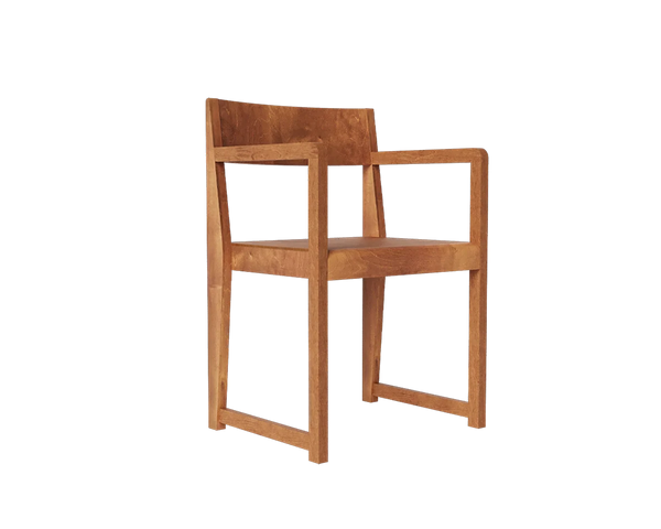 Armrest Chair 01 | Warm Brown Birch – FRAMA
